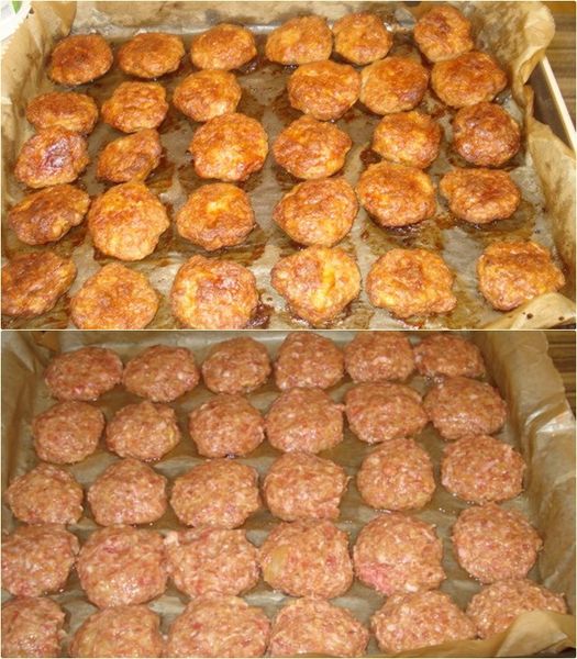 Chiftele la cuptor din piept de curcan și cartofi 